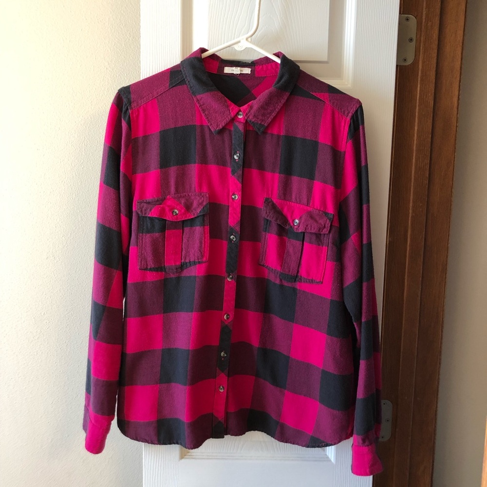 Maurices flannel shirt buffalo plaid